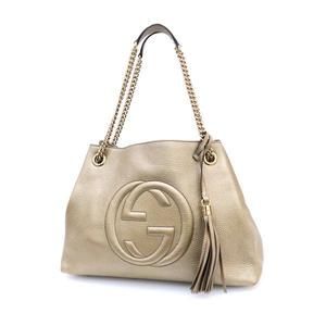 Gucci GG Soho Tassel Metallic Leather Chain Shoulder Bag